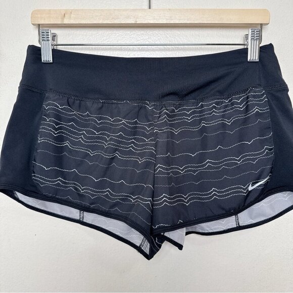 Nike Womens Medium Dri Fit Active Trainer Short In Black Color - Picture 6 of 11